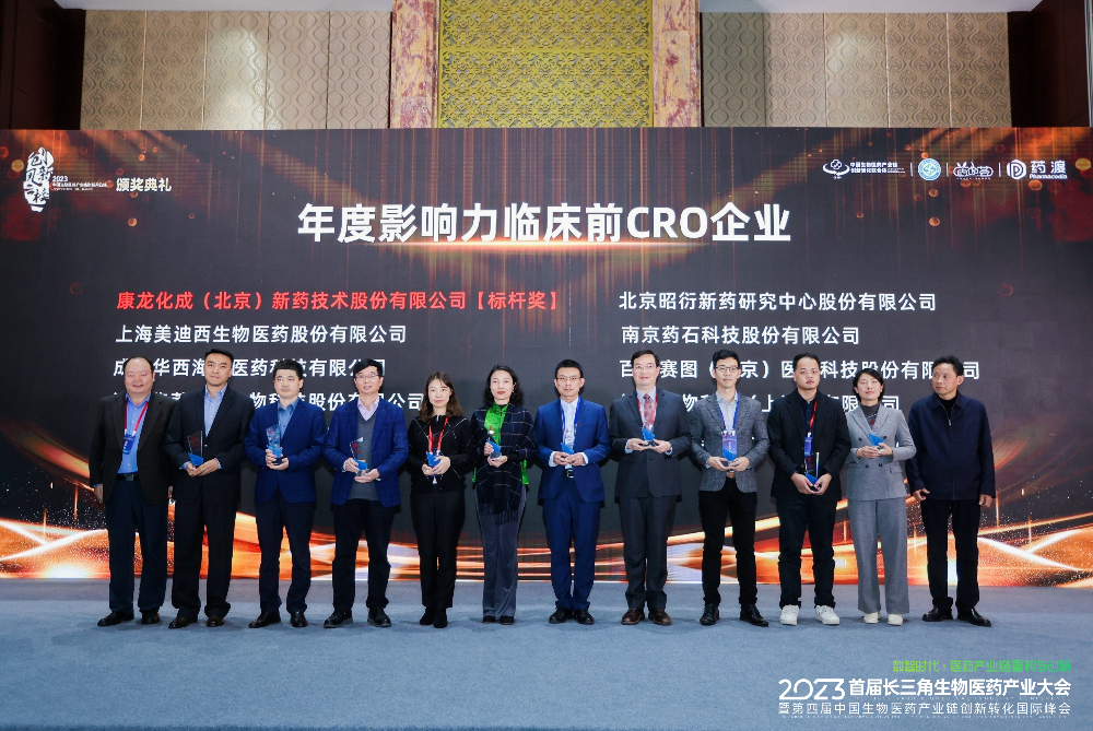 三年蝉联！HJC黄金城平台再登2023“年度影响力临床前CRO企业”风云榜